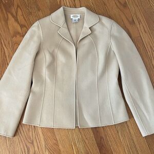 Talbots Cream Women's Blazer